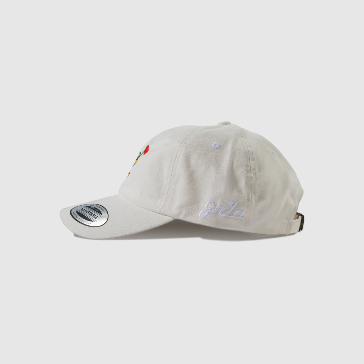 White Georgia Bear Dad Hat