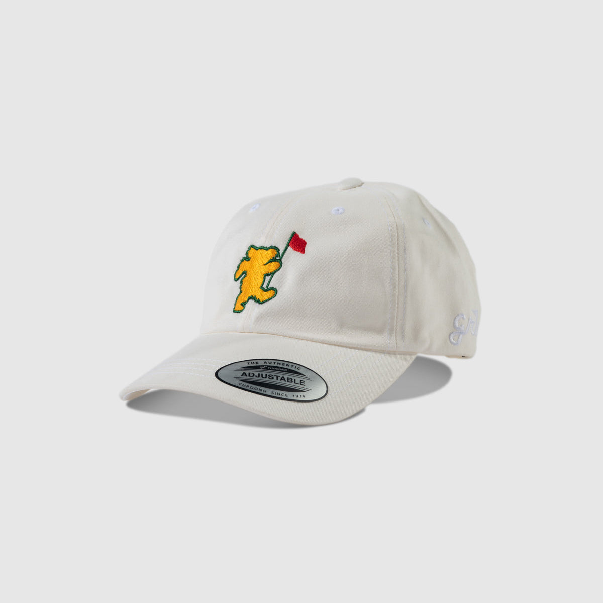 White Georgia Bear Dad Hat