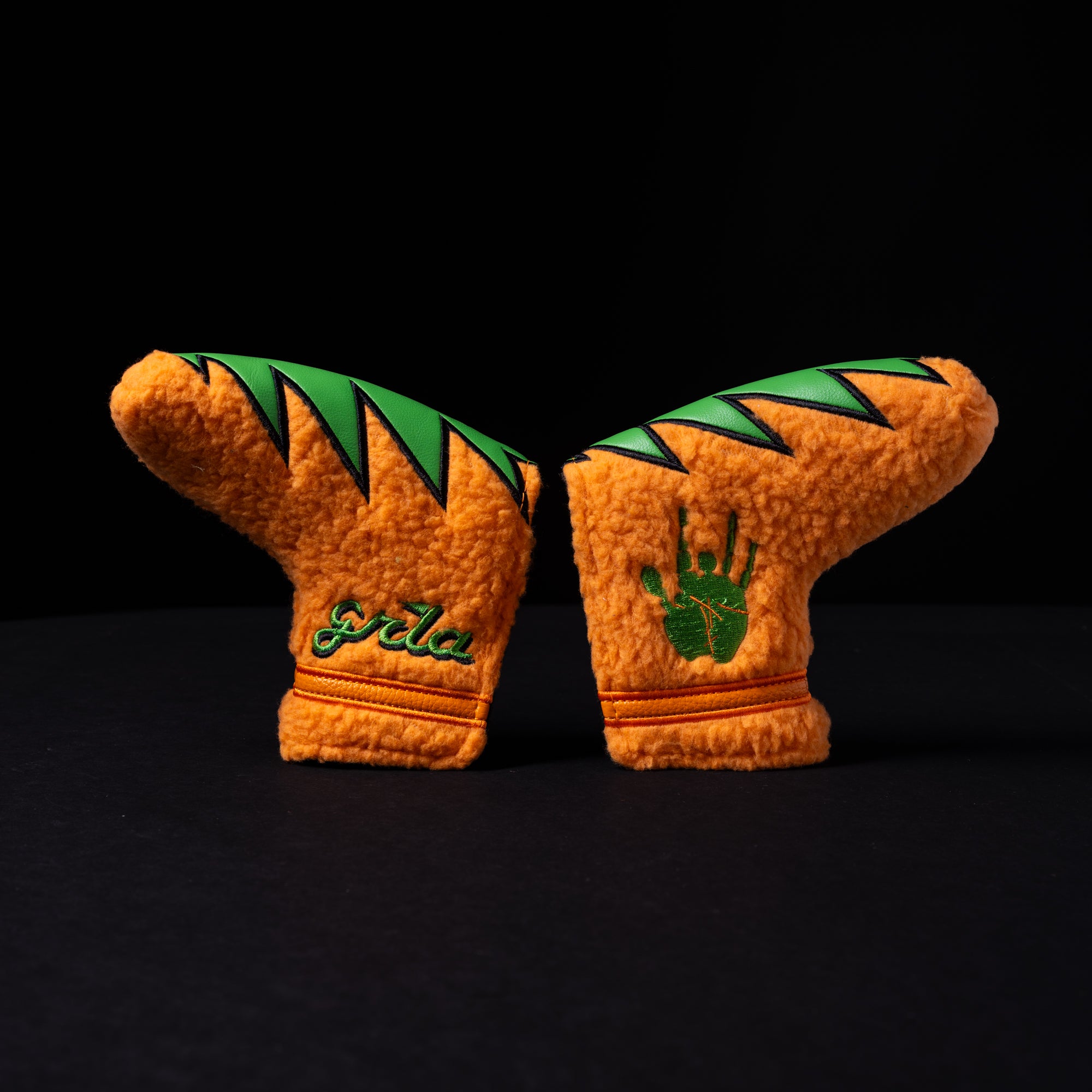 Orange Fuzz Blade Putter Cover