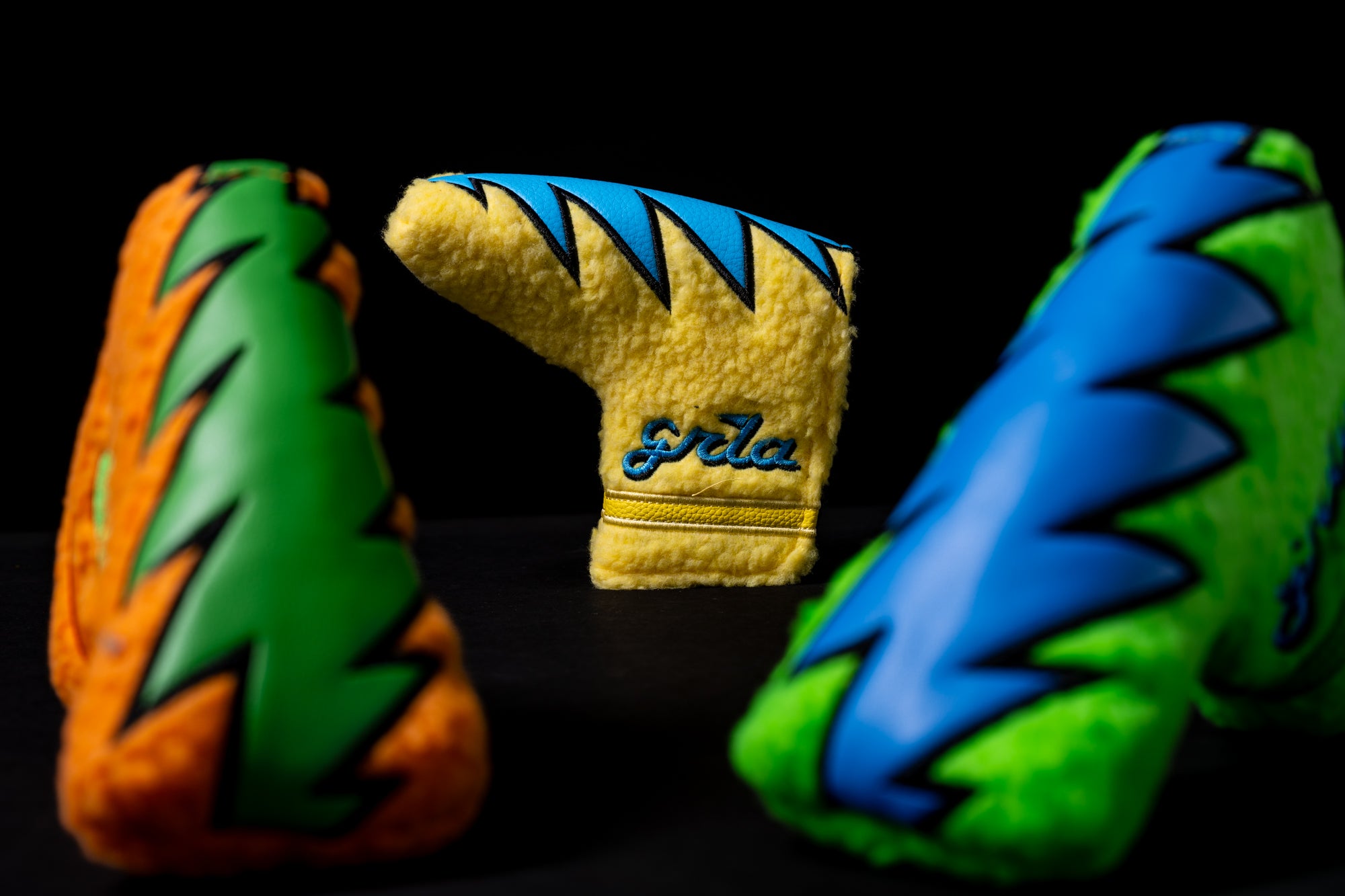 Yellow Fuzz Blade Putter Cover