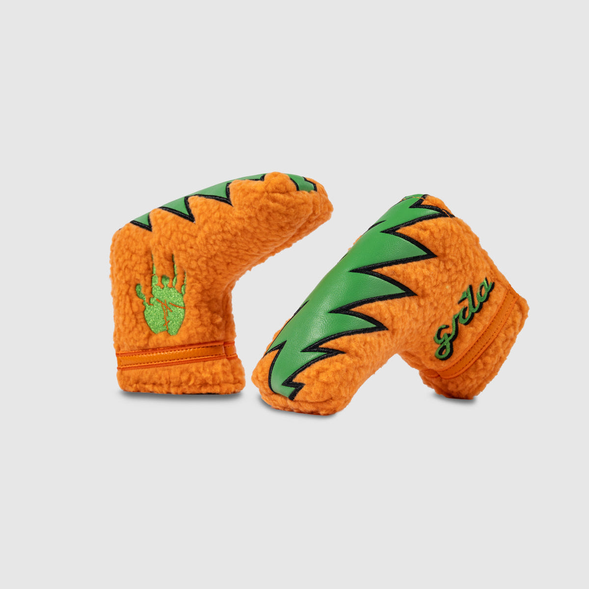 Orange Fuzz Blade Putter Cover