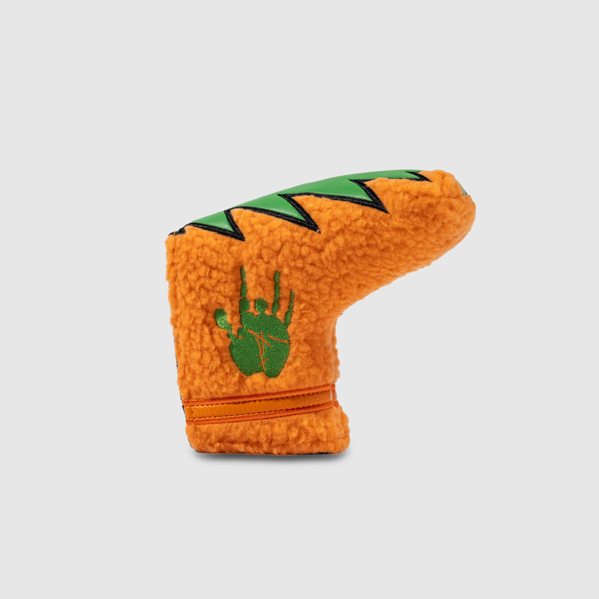 Orange Fuzz Blade Putter Cover