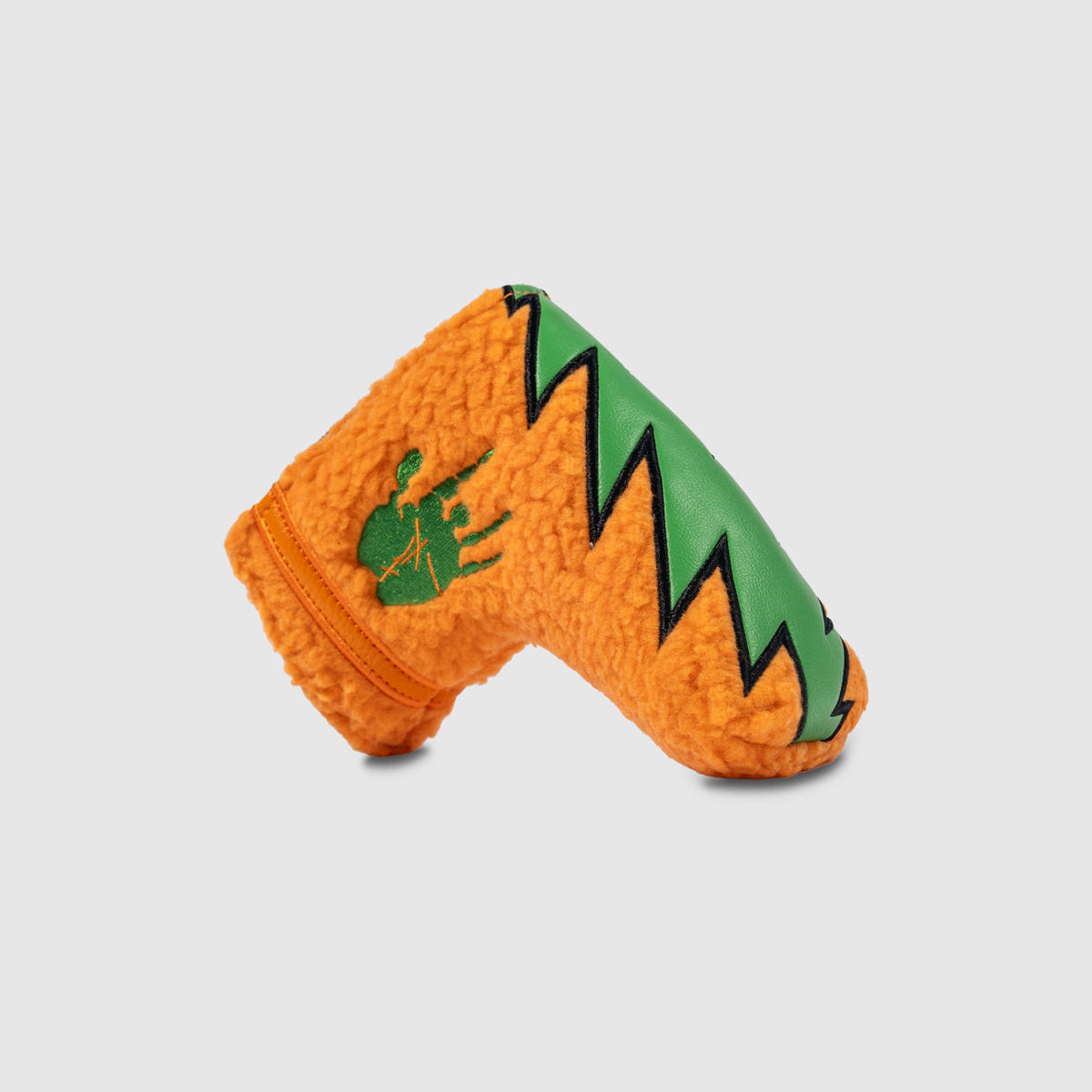 Orange Fuzz Blade Putter Cover