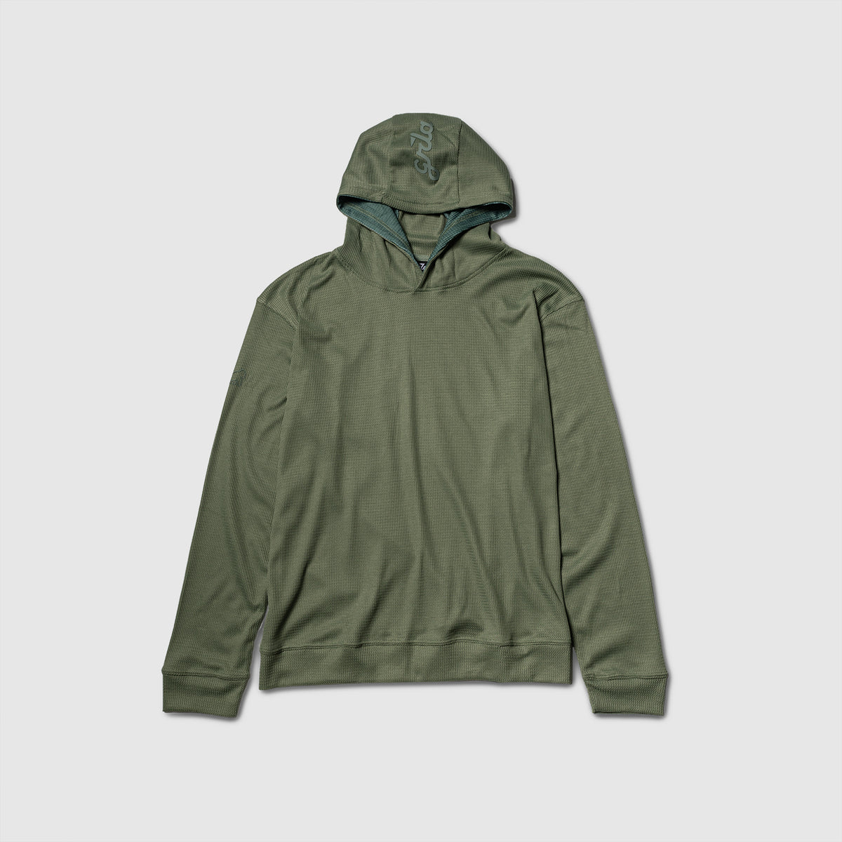 Signature Waffle Hoodie - Olive