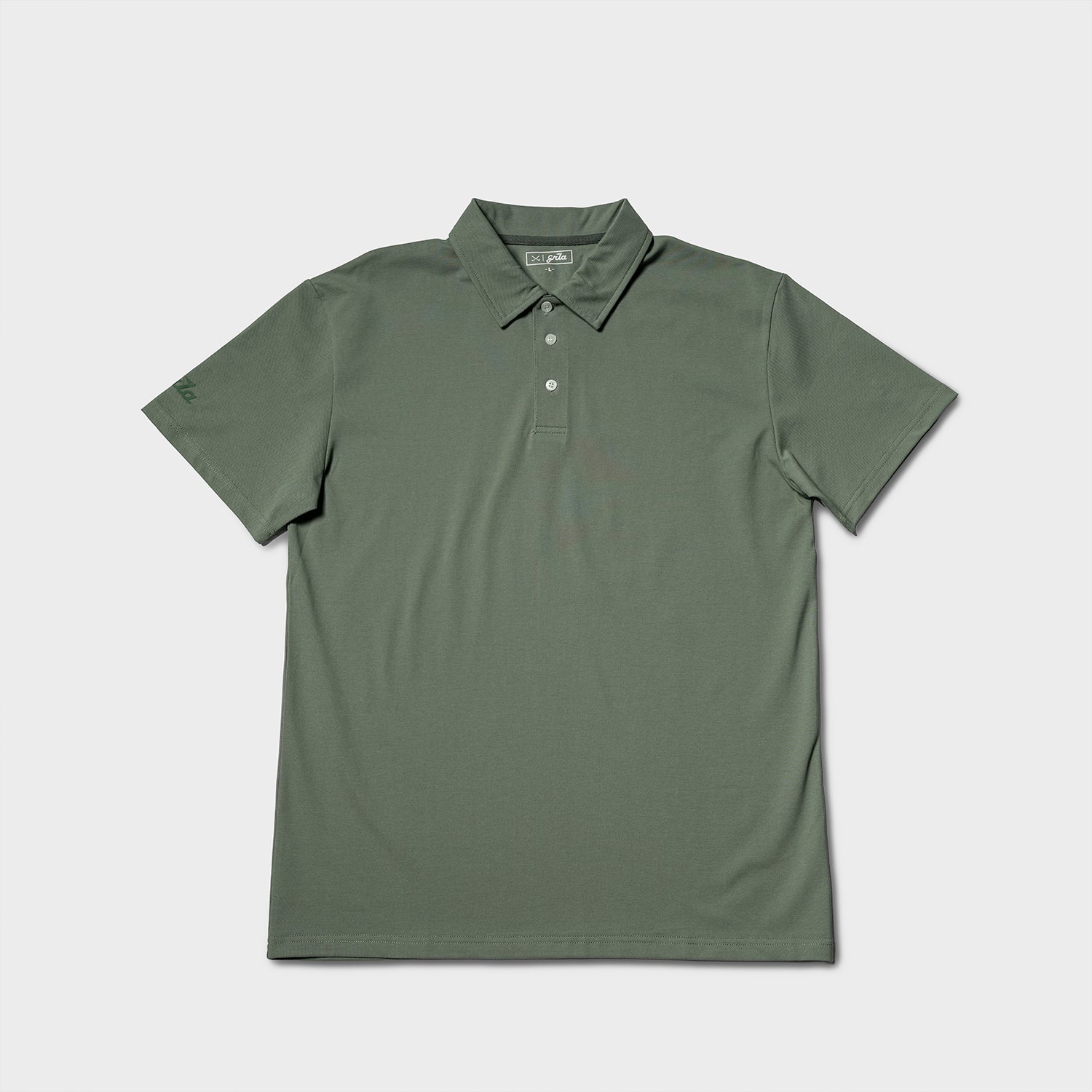 Players Knit Polo- Sage – Guerrilla Golf