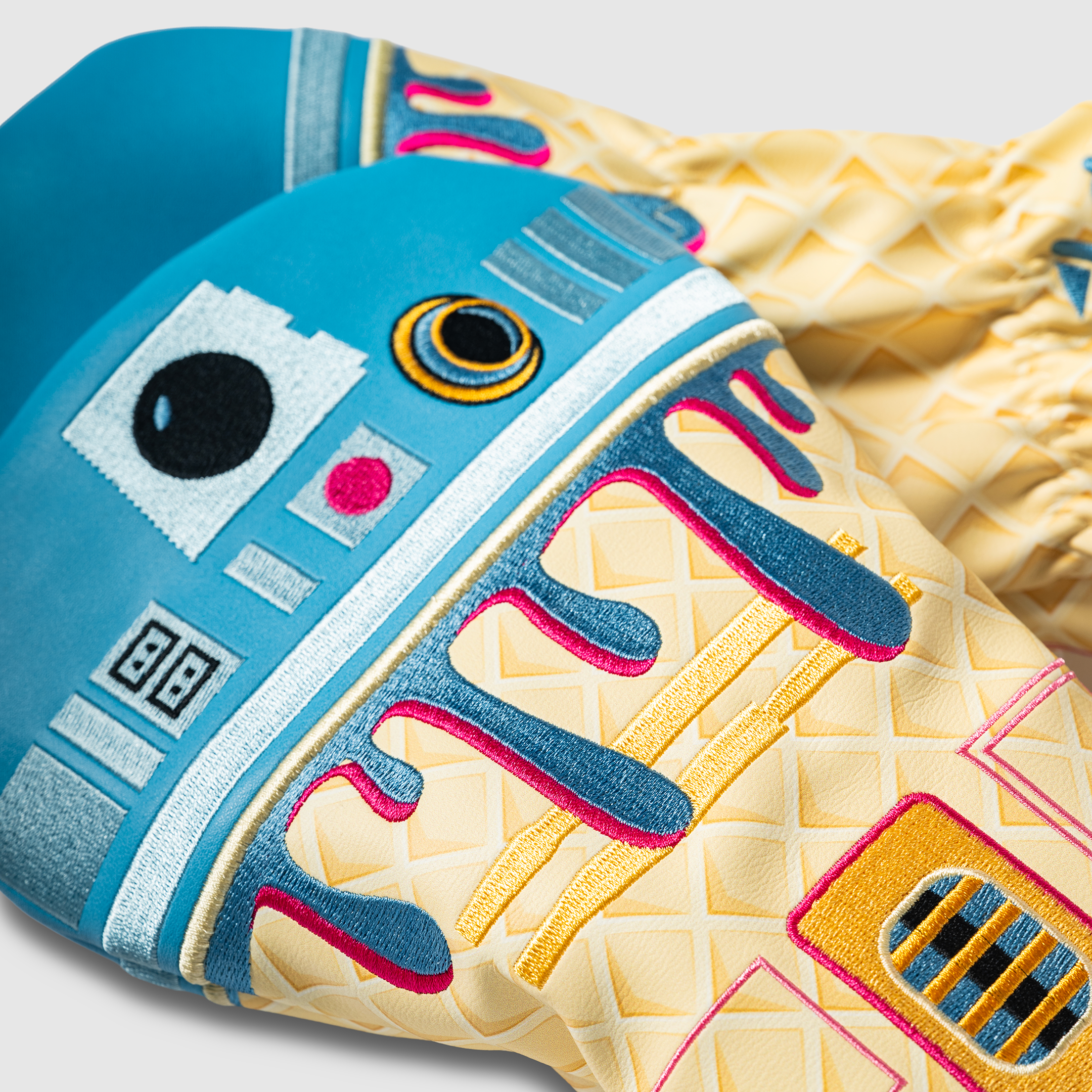 R2Drip2 Blue Waffle Driver Cover