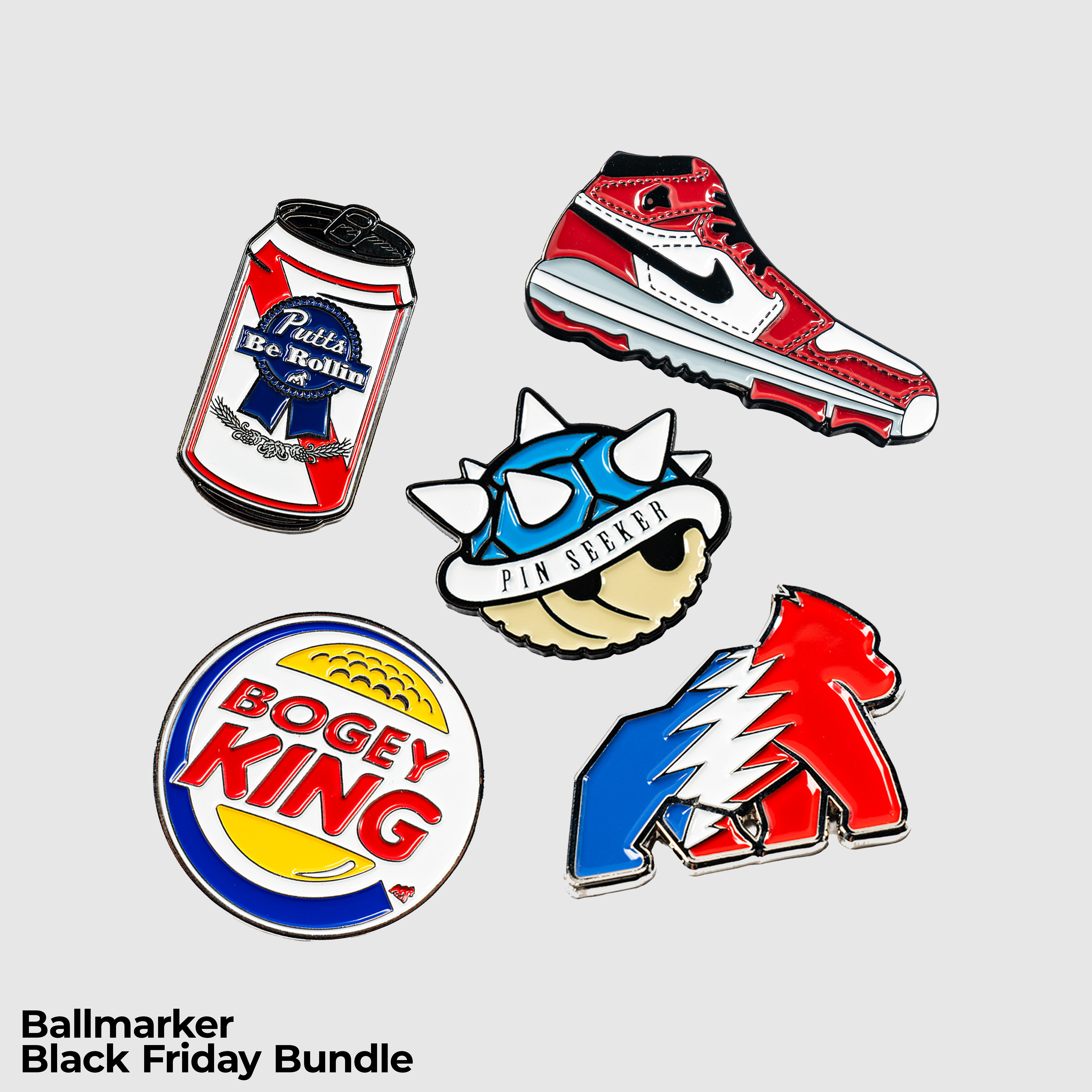 5 Ball Markers for $35