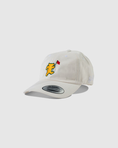 White Georgia Bear Dad Hat