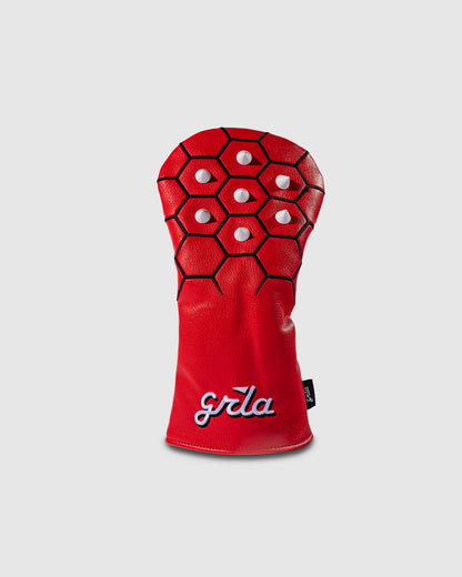 Red Shell Driver Head Cover