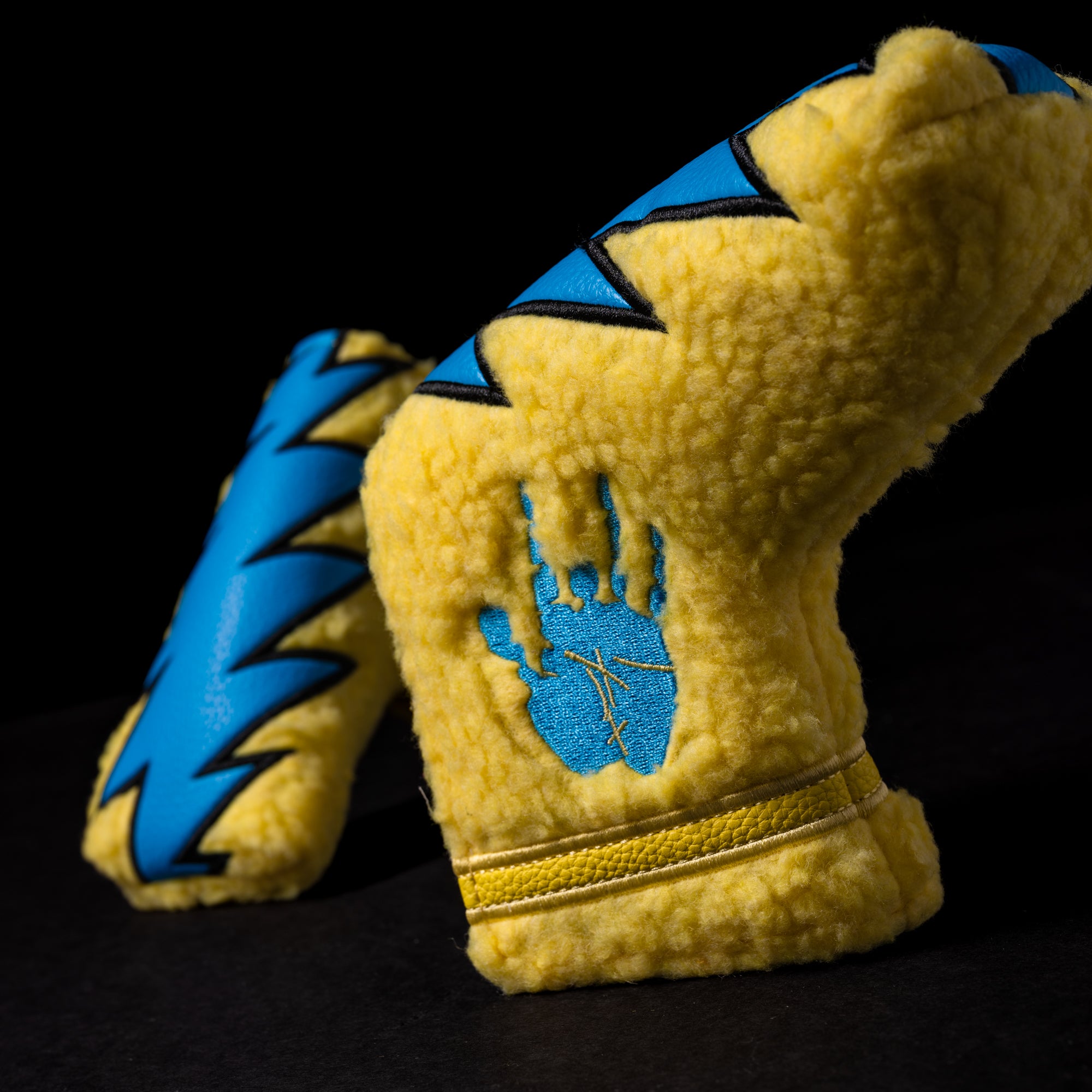 Yellow Fuzz Blade Putter Cover
