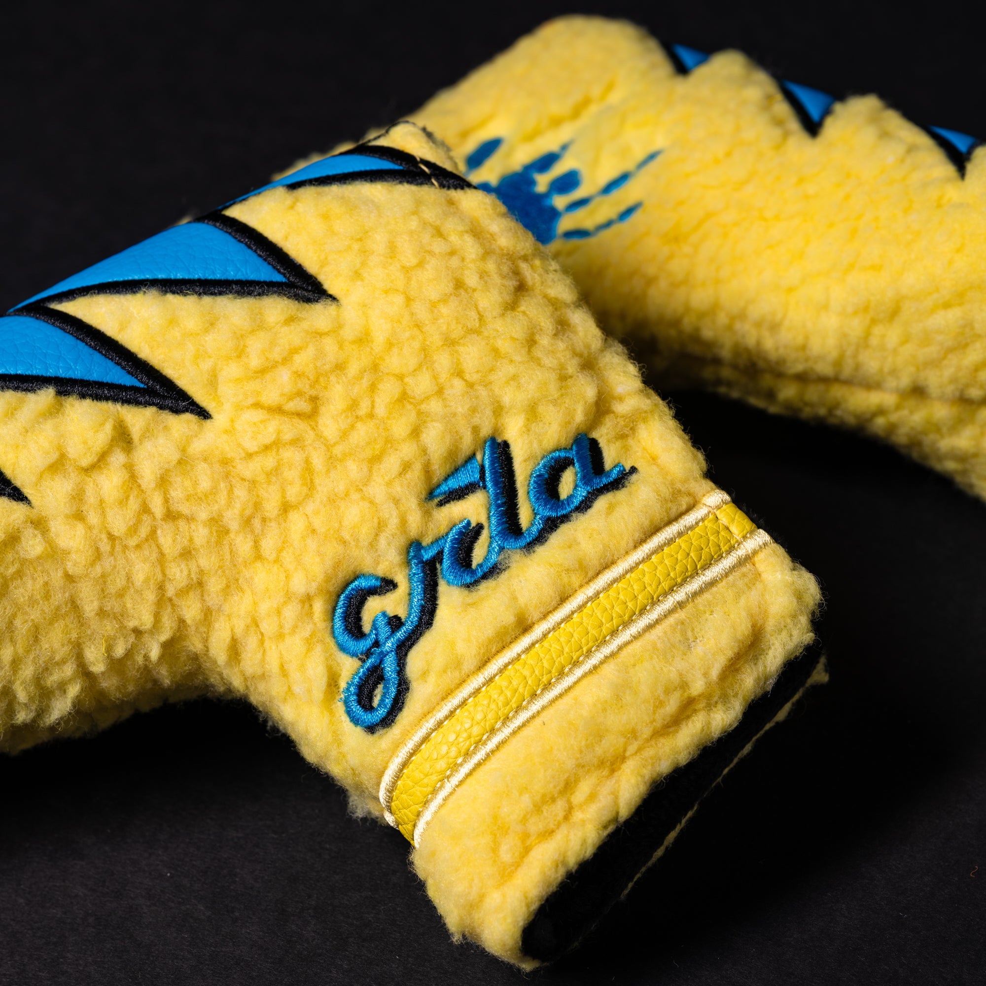 Yellow Fuzz Blade Putter Cover