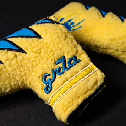 Yellow Fuzz Blade Putter Cover