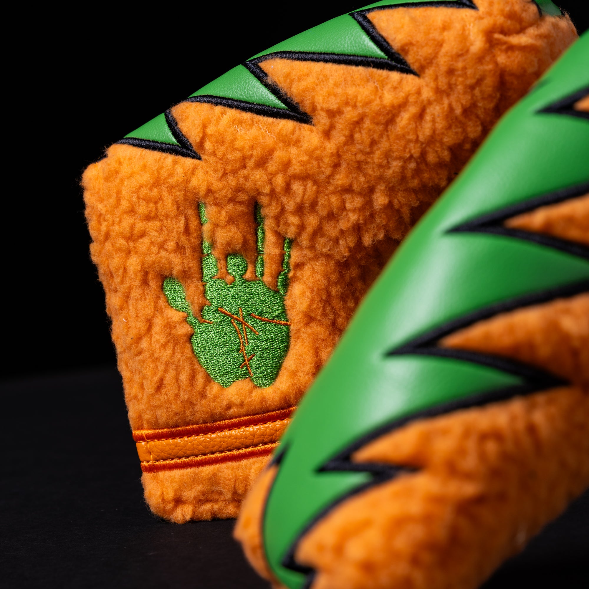 Orange Fuzz Blade Putter Cover