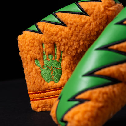 Orange Fuzz Blade Putter Cover