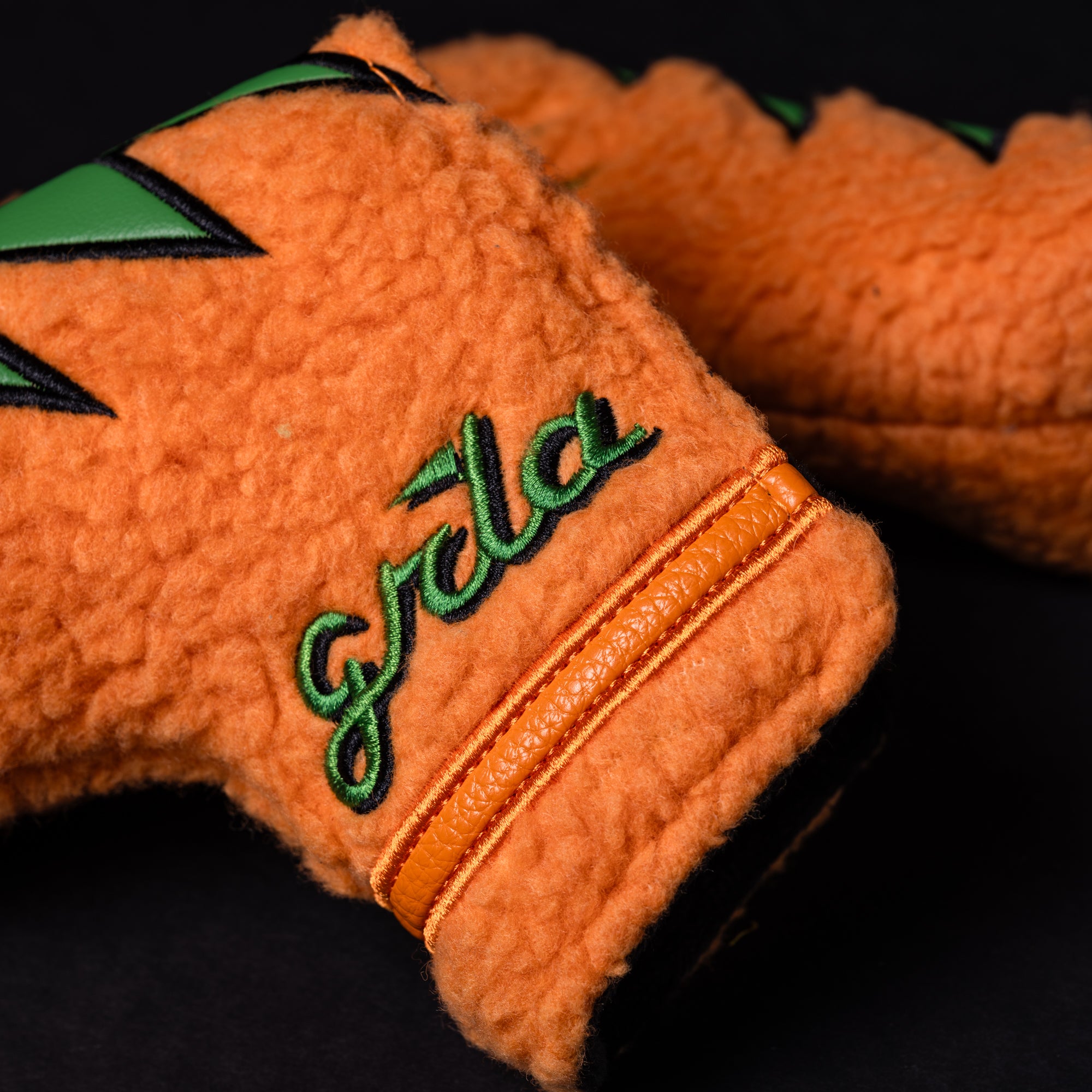 Orange Fuzz Blade Putter Cover