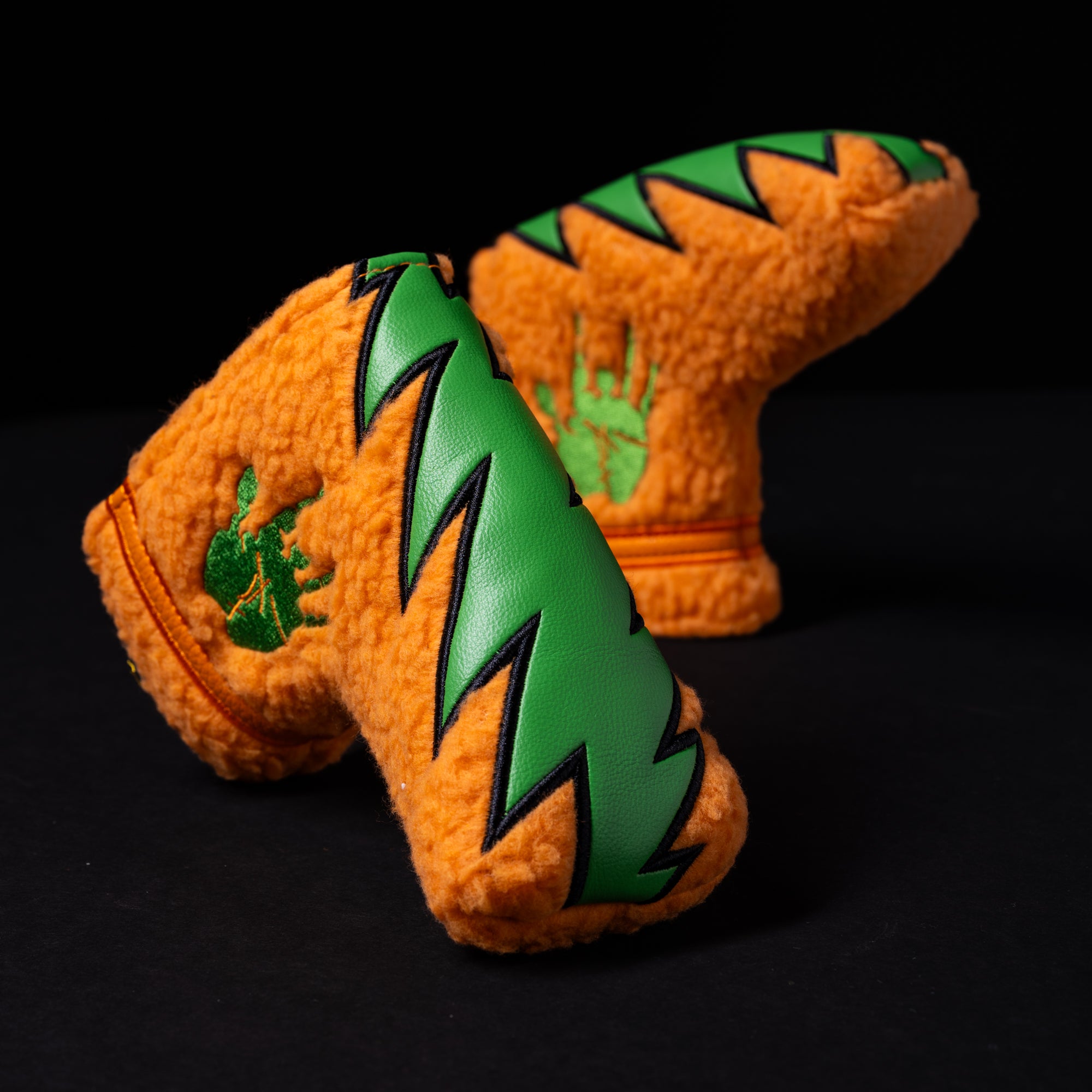 Orange Fuzz Blade Putter Cover