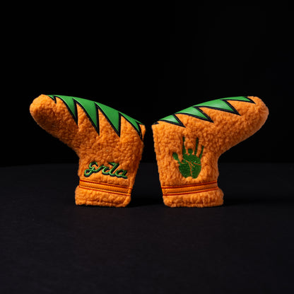 Orange Fuzz Blade Putter Cover
