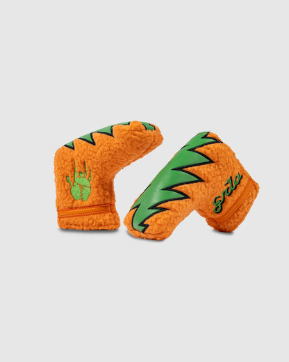 Orange Fuzz Blade Putter Cover