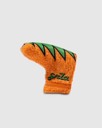 Orange Fuzz Blade Putter Cover