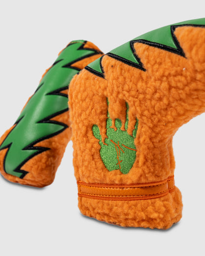 Orange Fuzz Blade Putter Cover