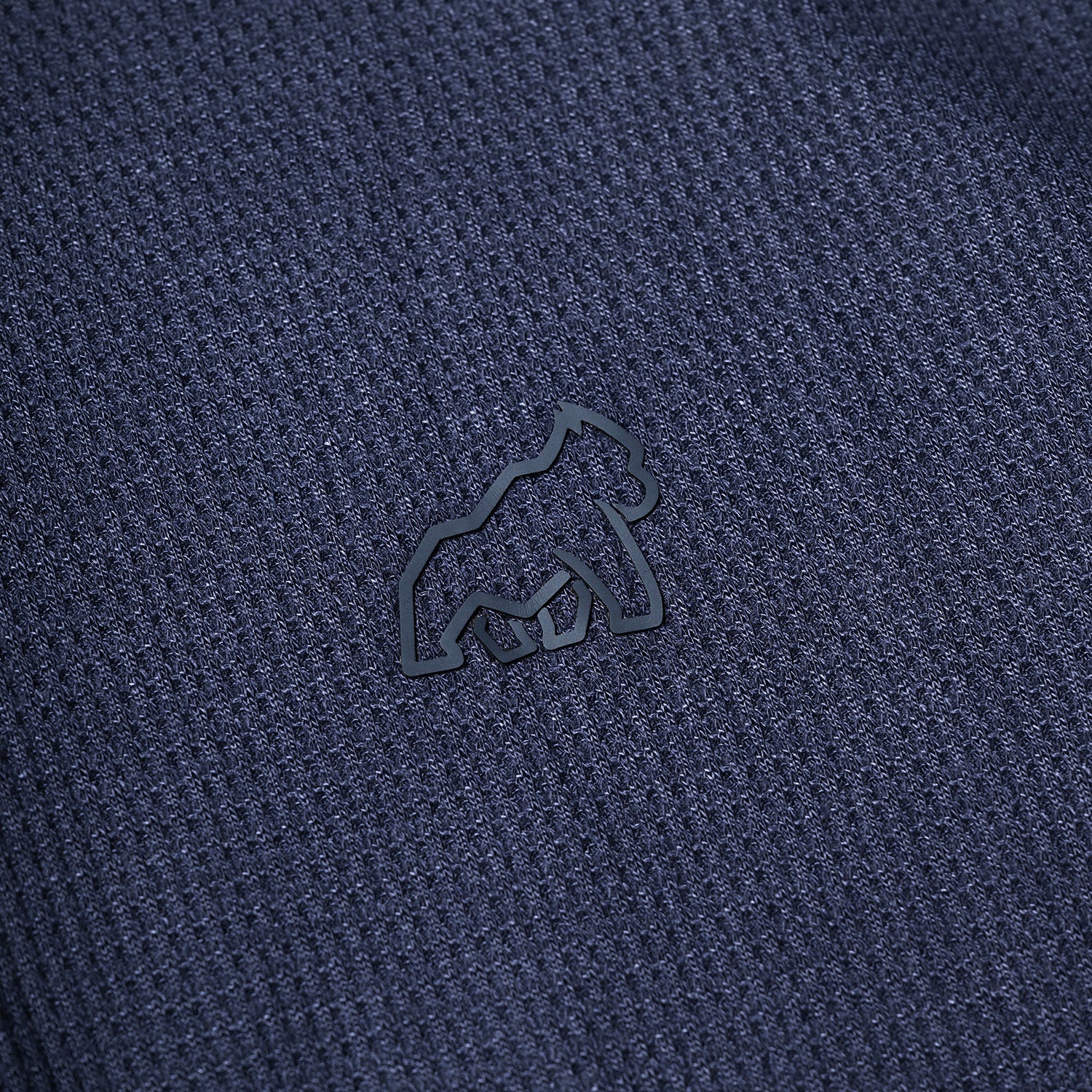 Navy Signature Waffle Knit Hoodie