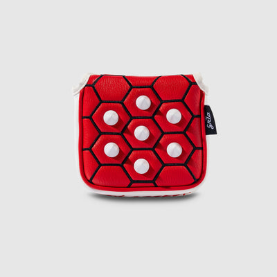 Pin Seeker Red Shell Large Mallet Putter Cover
