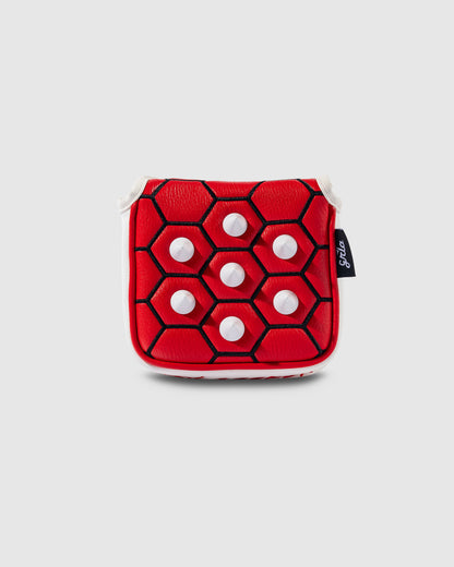 Red Shell Large Mallet Putter Cover