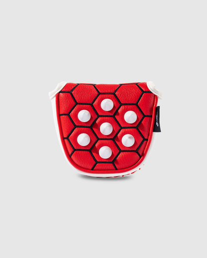 Red Shell Mid Mallet Putter Cover