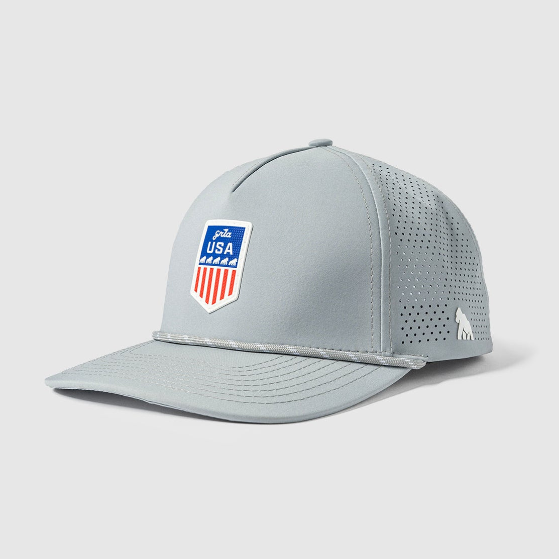 USA Patch Hat Grey