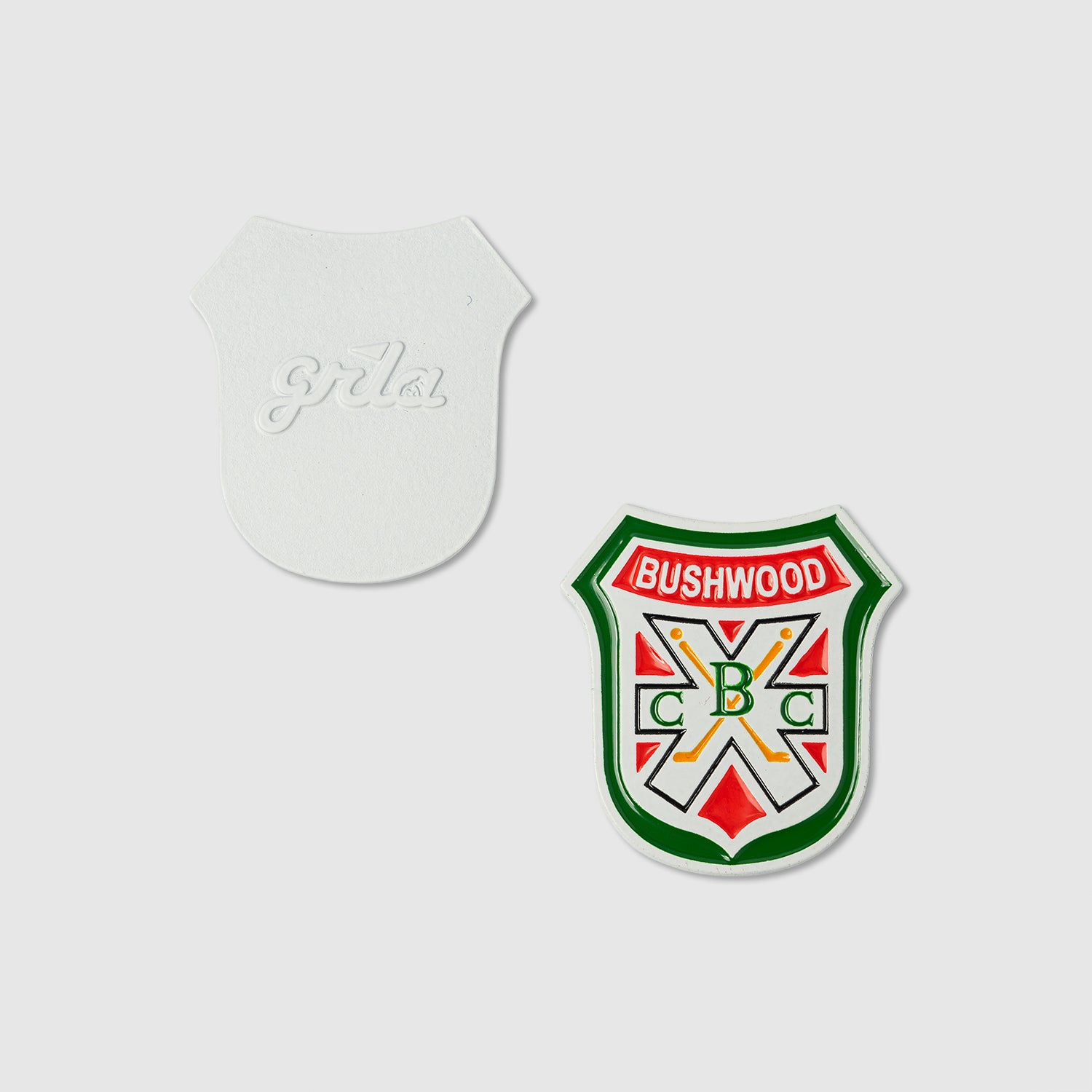 Bushwood Enamel Marker