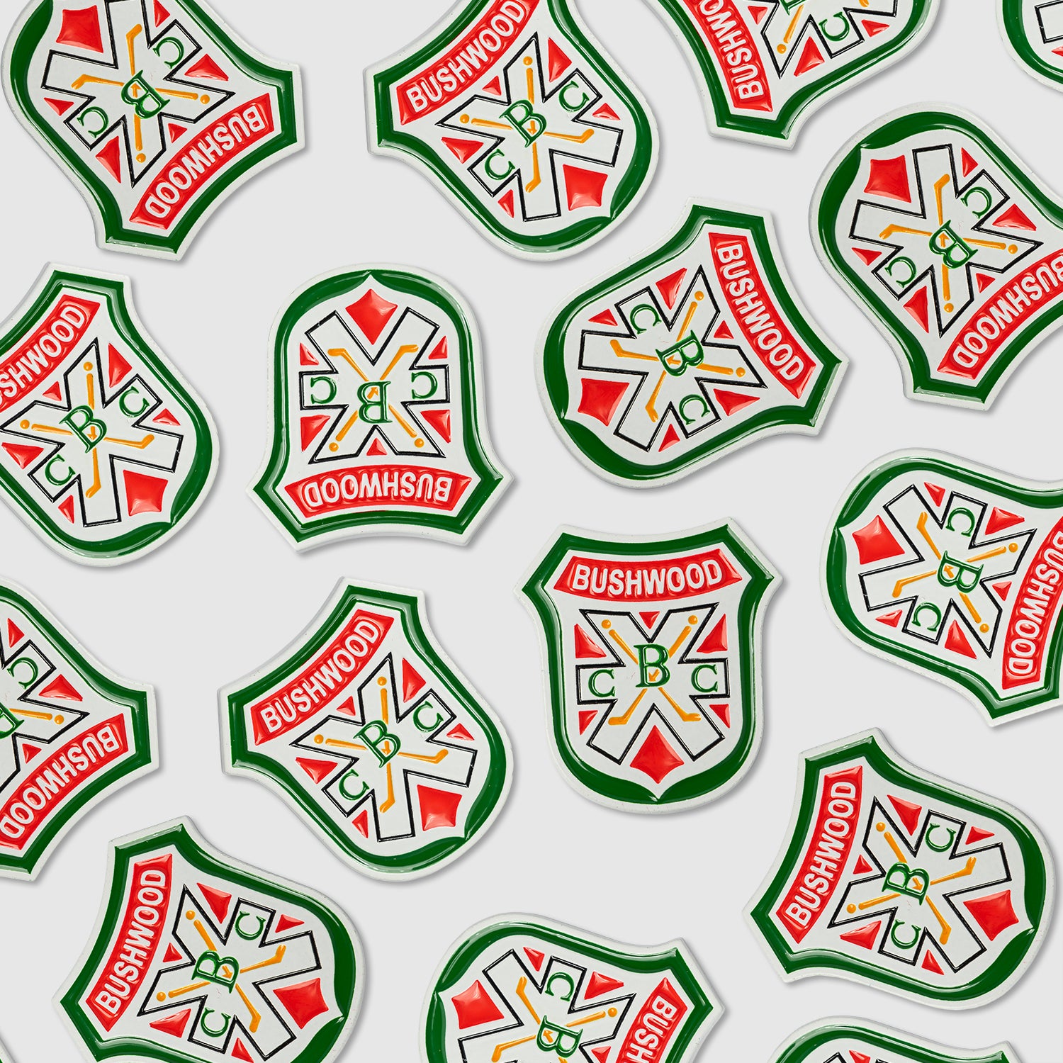 Bushwood Enamel Marker