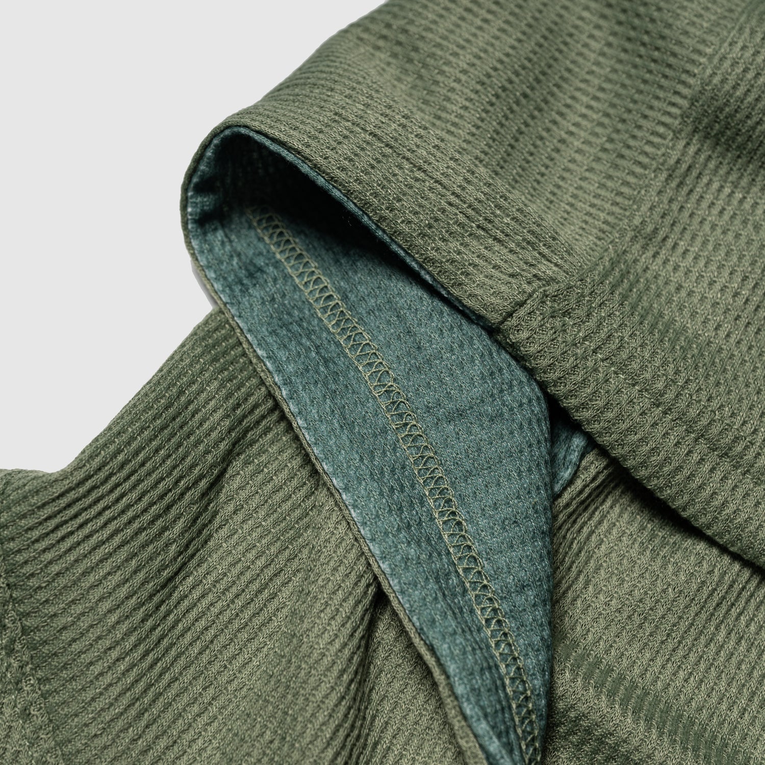 Signature Waffle Hoodie - Olive