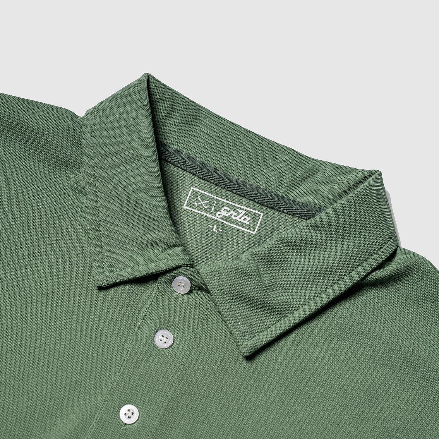 Players Knit Polo- Sage