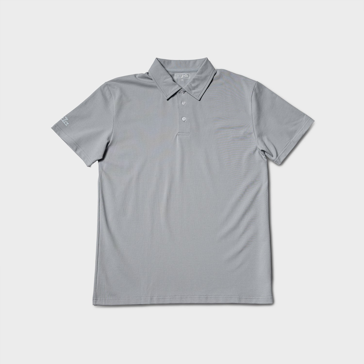 Players Knit Polo - Slate