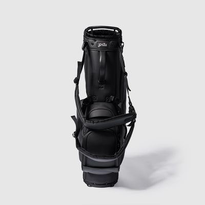 Carbon Stealth Golf Bag shoulder strap front