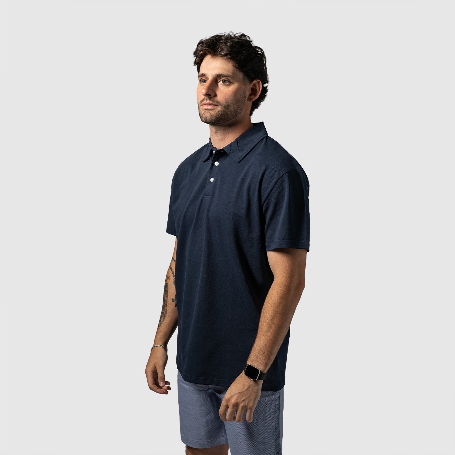 Players Knit Polo - Midnight