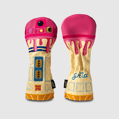 R2Drip2 Pink Waffle 3 Wood Cover