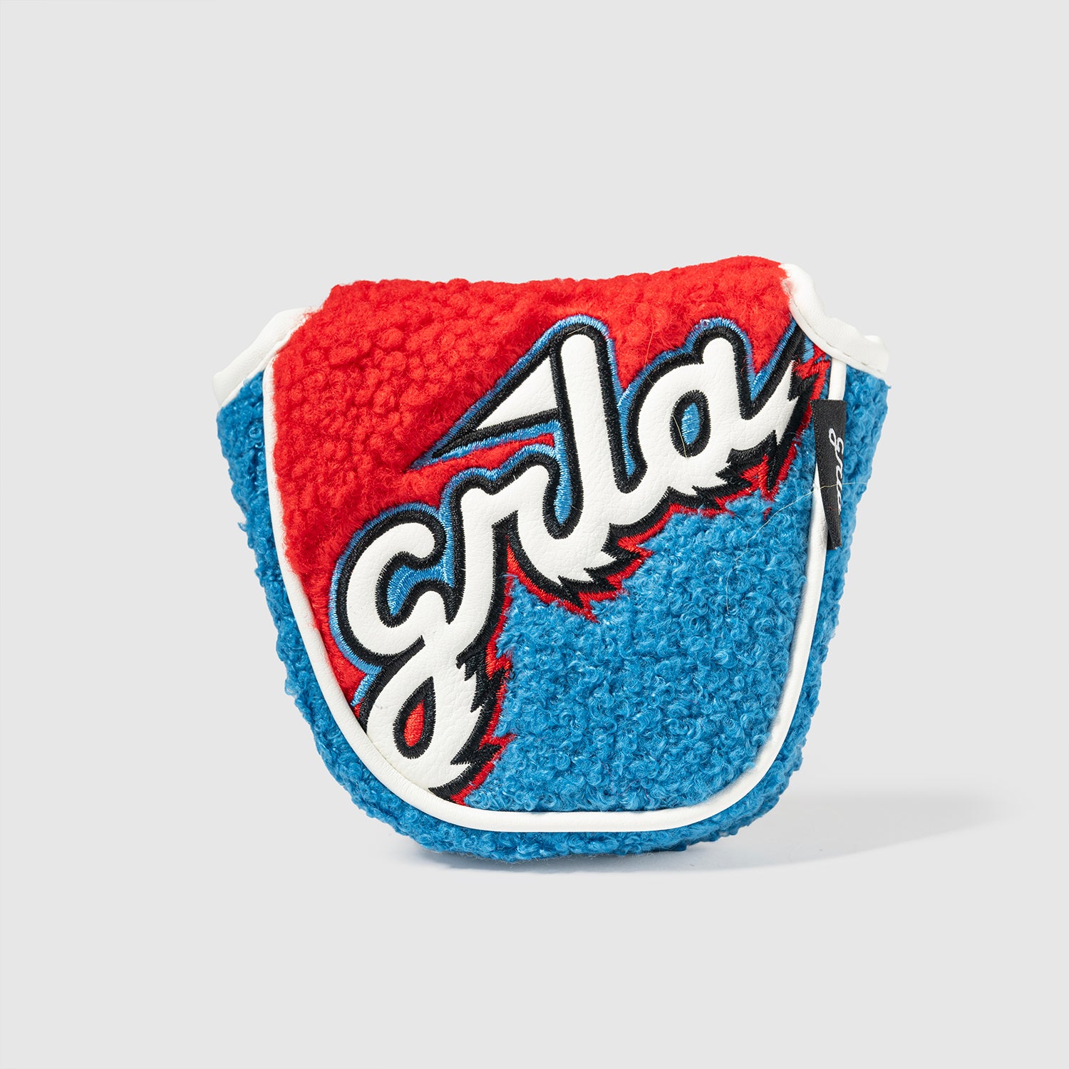 Red, White & Bolt Mid Mallet Putter Cover