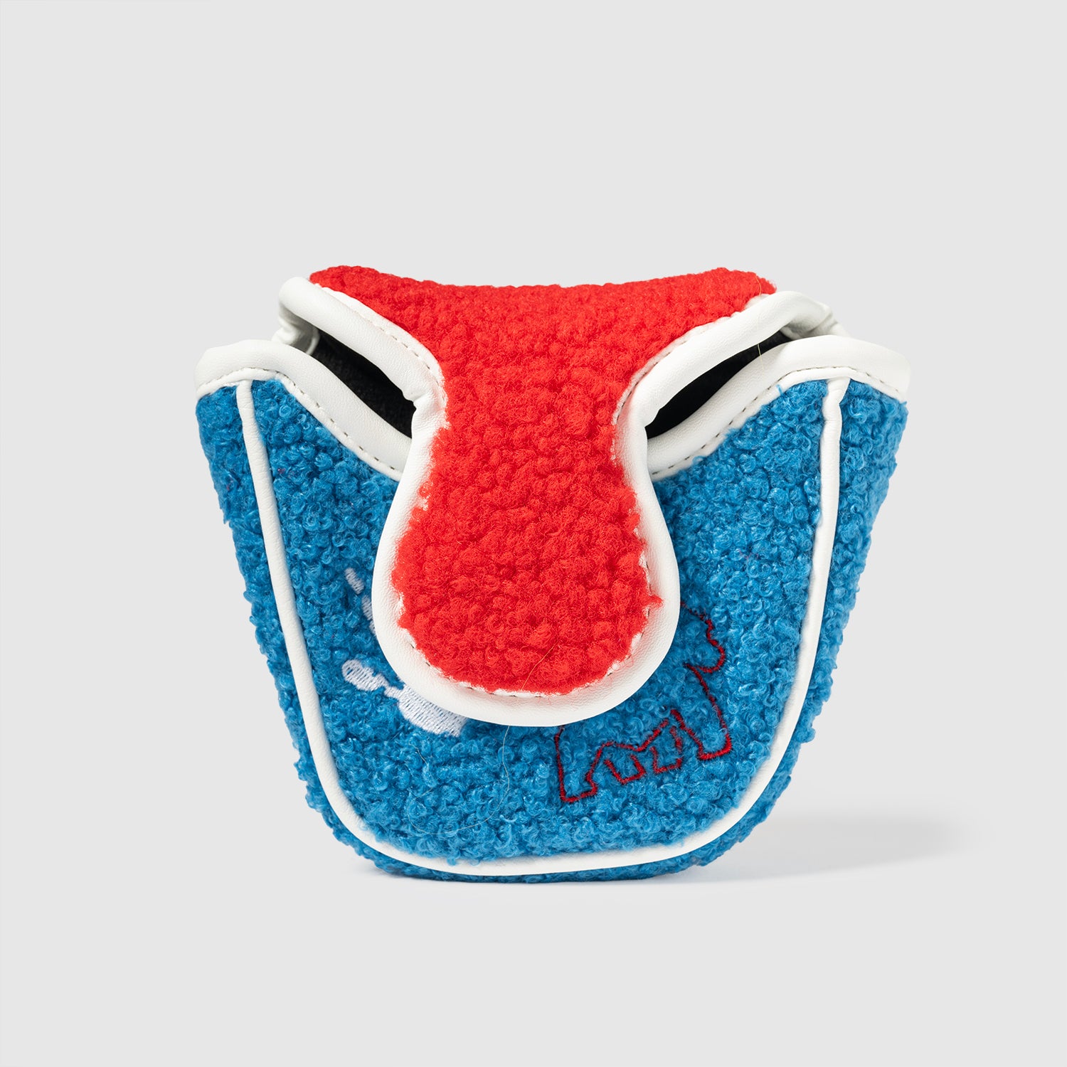 Red, White & Bolt Mid Mallet Putter Cover