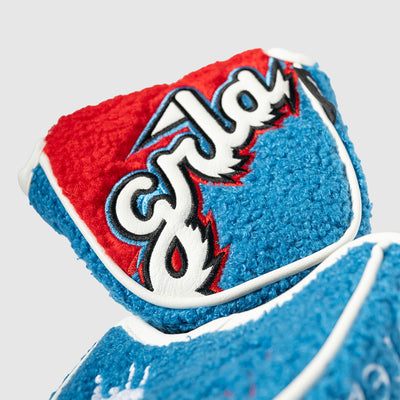 Red, White & Bolt Mid Mallet Putter Cover