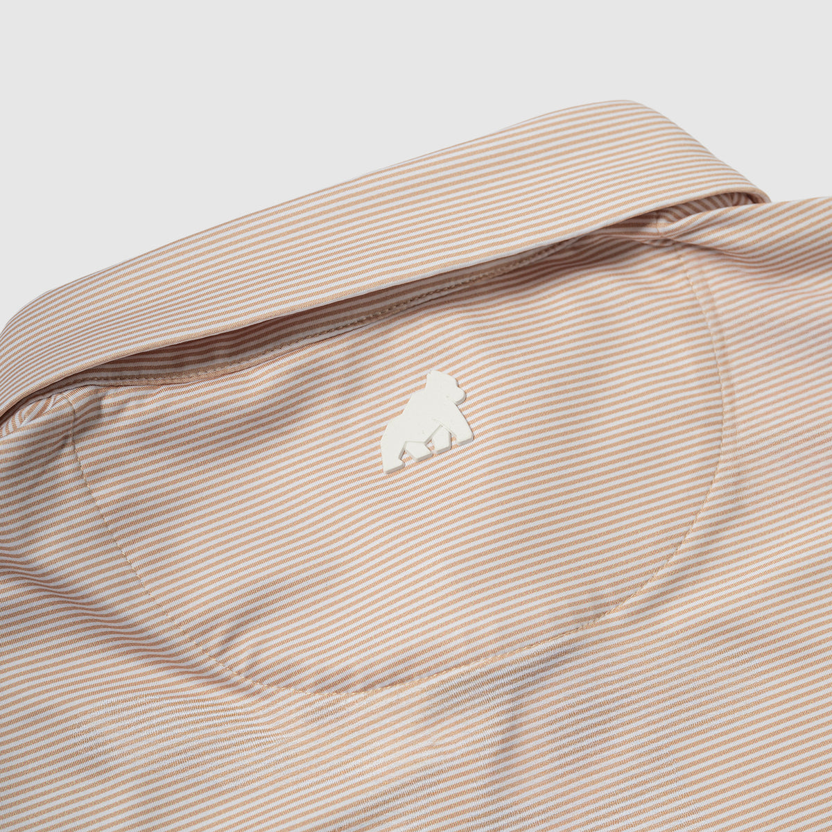 Creamsicle Striped Performance Polo