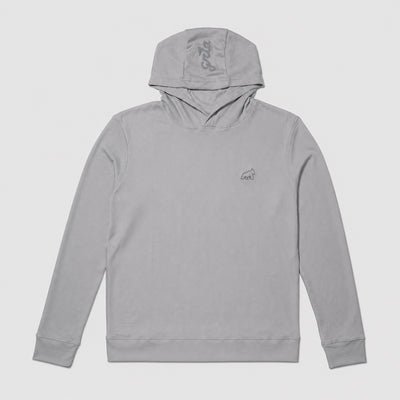 Gray Signature Waffle Knit Hoodie