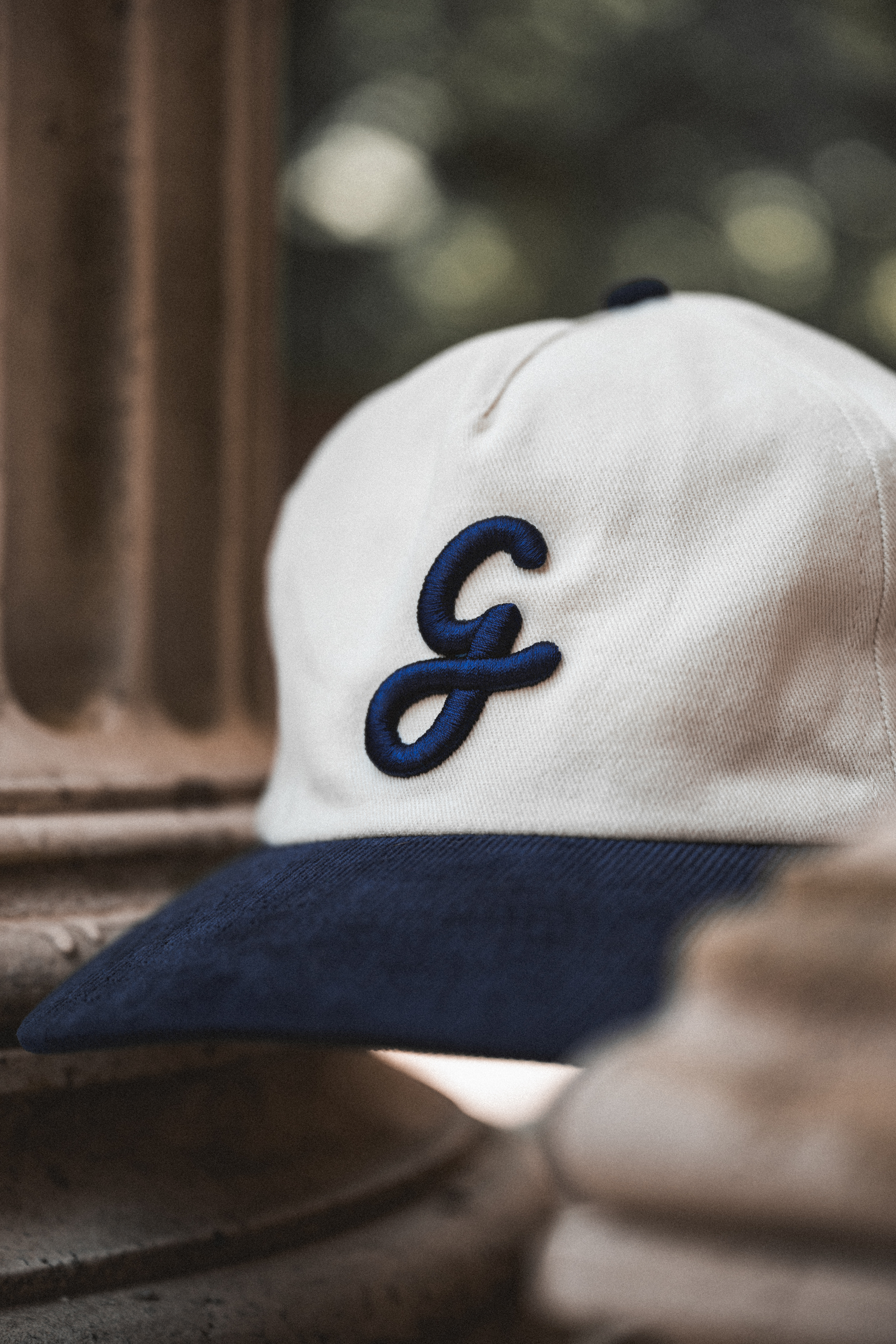 Ruth Cord Hat - Navy